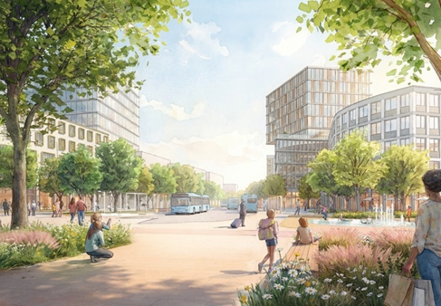 Towards a longer pedestrian zone: Wolfsburg’s Nordkopf is becoming (slightly) car-free